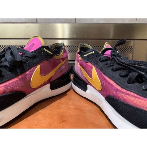 Nike Waffle One Active Fuchsia University Gold DA7995-600 Men's Sz‎ 11 - Picture 4 of 9